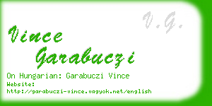 vince garabuczi business card